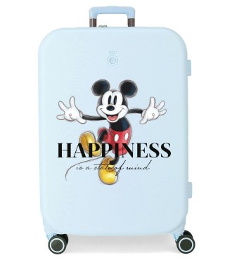 3669221 TROLLEY ABS 70CM.4R.  MICKEY HAPPINESS TURQUESA