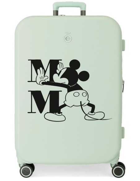 3669224 TROLLEY ABS 70CM.4R.  MICKEY HAPPINESS VERDE