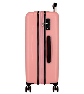 3671823 TROLLEY ABS 68CM.4R. MINNIE Y MICKEY PARIS NUDE 2