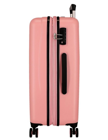 3671823 TROLLEY ABS 68CM.4R. MINNIE Y MICKEY PARIS NUDE