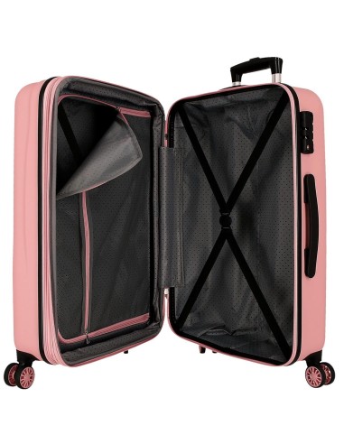 3671823 TROLLEY ABS 68CM.4R. MINNIE Y MICKEY PARIS NUDE