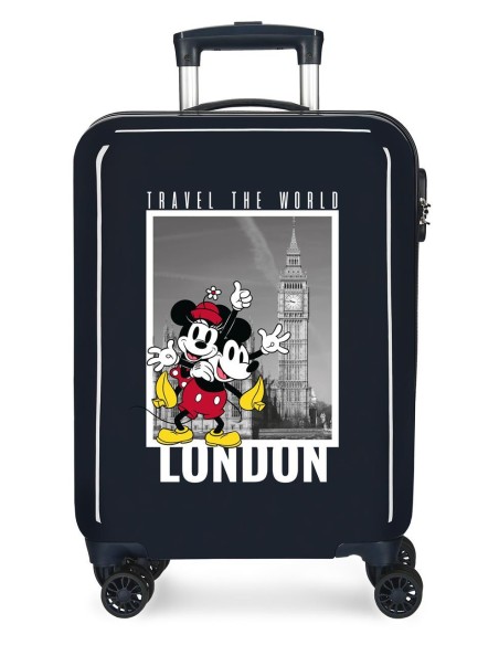 3671725 TROLLEY ABS 55CM.4R MICKEY Y MINNIE LONDON MARINO 3671725 TROLLEY ABS 55CM.4R MICKEY Y MINNIE LONDON MARINO