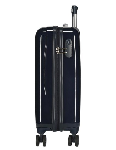 3671725 TROLLEY ABS 55CM.4R MICKEY Y MINNIE LONDON MARINO