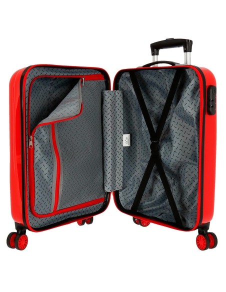 3671726 TROLLEY ABS 55CM.4R MICKEY Y MINNIE LONDON ROJO 3671726 TROLLEY ABS 55CM.4R MICKEY Y MINNIE LONDON ROJO