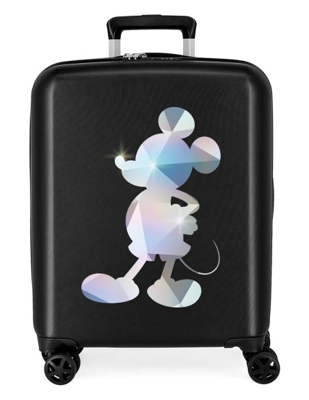 3689322 TROLLEY ABS 55CM.4R. MIKCEY SILVER