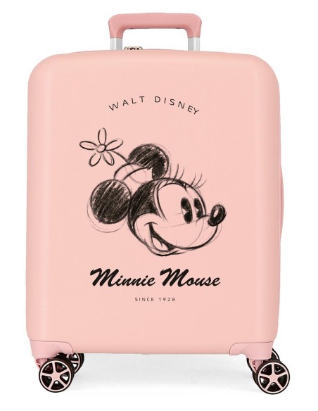 3739322 TROLLEY ABS 55CM.4R. MINNIE YOU ARE MAGIC NUDE