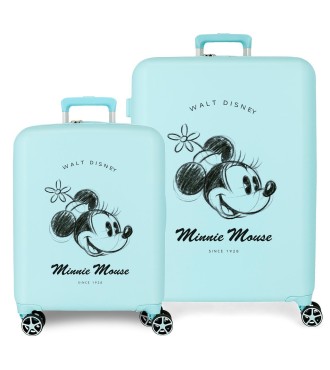 3739721 SET/2 TROLLEY  ABS 55-70CM.4R.MINNIE YOU ARE MAGIC