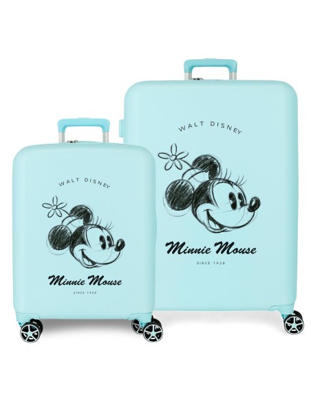 3739721 SET/2 TROLLEY  ABS 55-70CM.4R.MINNIE YOU ARE MAGIC
