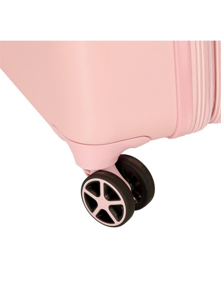 3739324 TROLLEY ABS 55CM.4R. MINNIE HEART NUDE