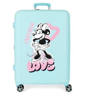 3739423 TROLLEY ABS 70CM.C/EXP. 4R.MINNIE HEART TURQUESA
