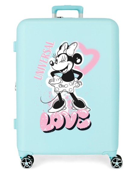 3739423 TROLLEY ABS 70CM.C/EXP. 4R.MINNIE HEART TURQUESA 3739423 TROLLEY ABS 70CM.C/EXP. 4R.MINNIE HEART TURQUESA