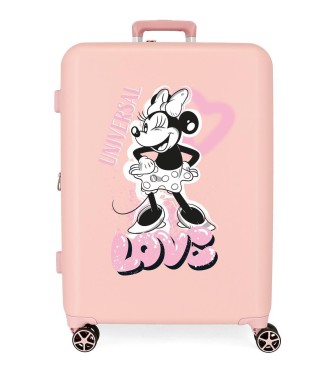 3739424 TROLLEY ABS 70CM.C/EXP. 4R.MINNIE HEART NUDE
