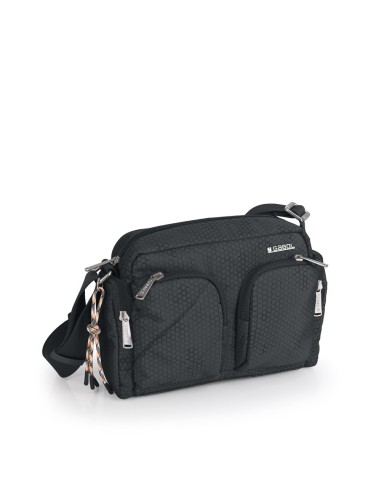 Bolso Bandolera Gabol Aitana Gris Bolsos Mujer | Fraber