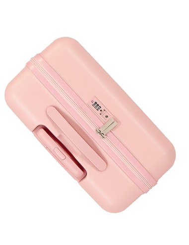 3739724 SET/2 TROLLEY  ABS 55-70CM.4R.MINNIE HEART NUDE