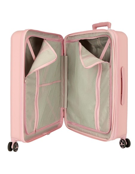 3739724 SET/2 TROLLEY  ABS 55-70CM.4R.MINNIE HEART NUDE 3739724 SET/2 TROLLEY  ABS 55-70CM.4R.MINNIE HEART NUDE