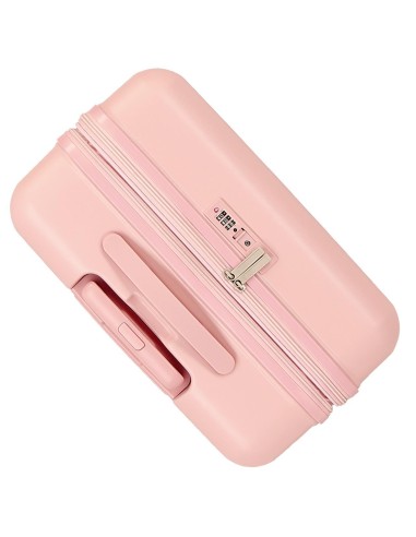 3739724 SET/2 TROLLEY  ABS 55-70CM.4R.MINNIE HEART NUDE
