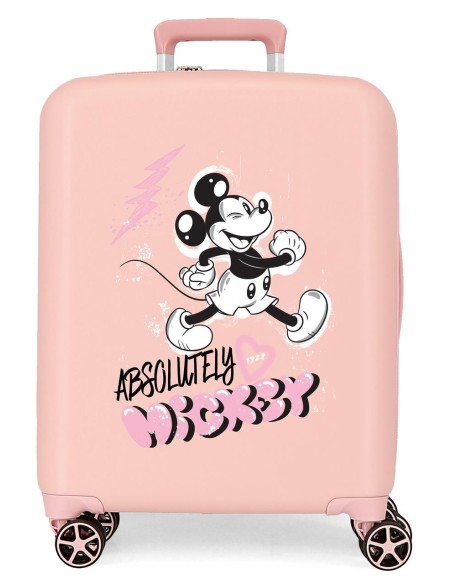 3739326 TROLLEY ABS 55CM.4R. MICKEY FRIENDLY NUDE