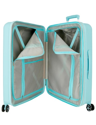 3739425 TROLLEY ABS 70CM.C/EXP. 4R.MICKEY FRIENDLY TURQUESA