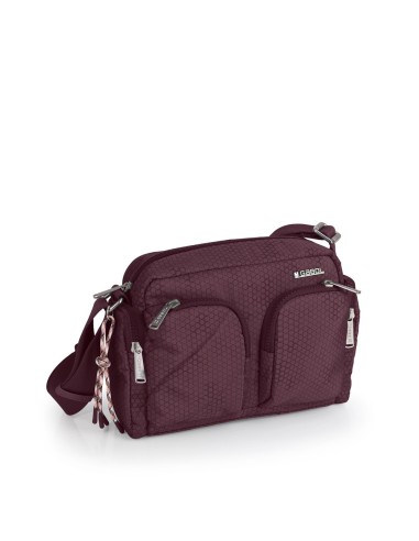 Bolso Bandolera Gabol Aitana Burdeos Bolsos Mujer | Fraber