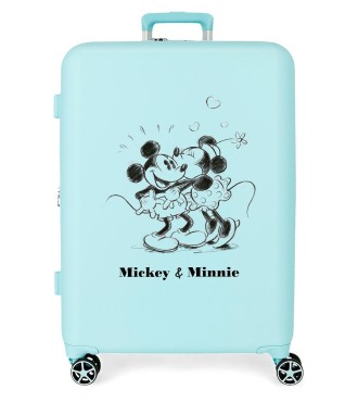 3739427 TROLLEY ABS 70CM.C/EXP. 4R.MICKEY Y MINNIE KISSES TU