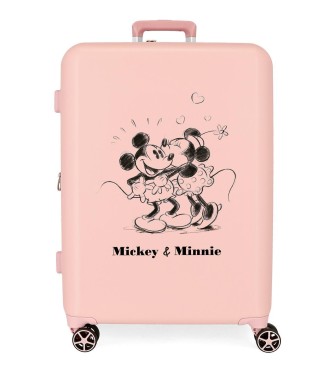 3739428 TROLLEY ABS 70CM.C/EXP. 4R.MICKEY Y MINNIE KISSES NU