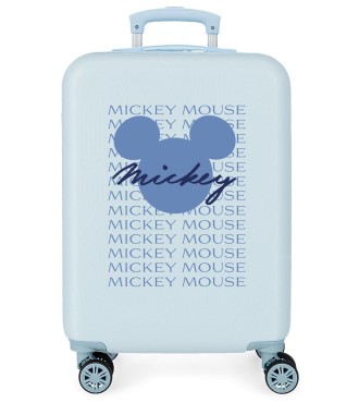 4011141 TROLLEY ABS 55CM.4R. HAVE A GOOD TIME MICKEY SIGNATU