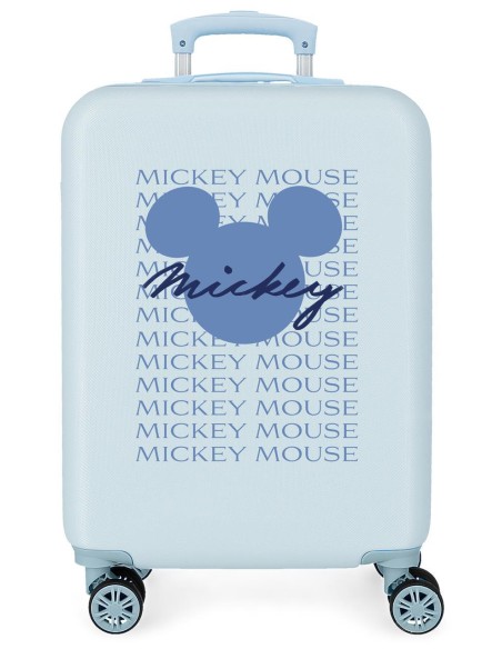 4011141 TROLLEY ABS 55CM.4R. HAVE A GOOD TIME MICKEY SIGNATU
