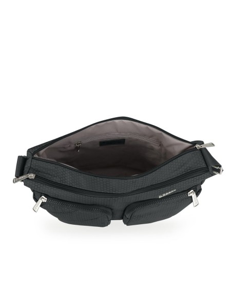 Bolso Bandolera Doble Gabol Aitana Gris Bolsos Mujer | Fr...