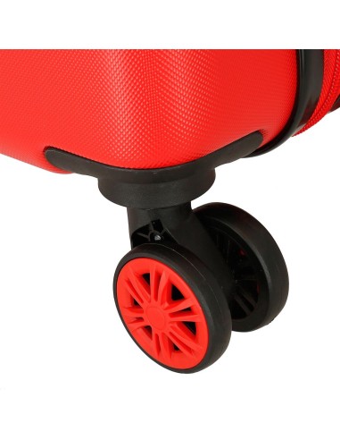 4021142 TROLLEY ABS 55CM.4R. MICKEY HERE STARTS ROJO