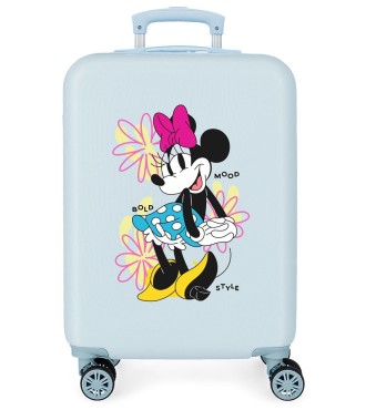 4021143 TROLLEY ABS 55CM.4R. MINNIE BOLD AZUL