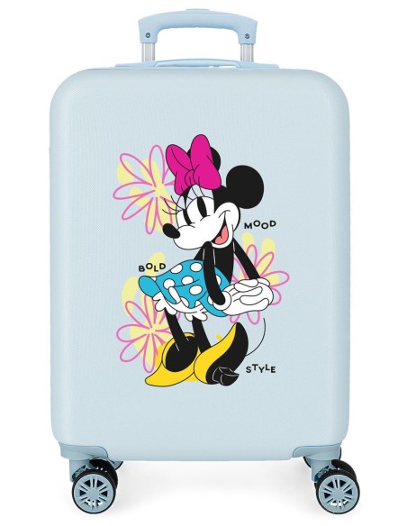 4021143 TROLLEY ABS 55CM.4R. MINNIE BOLD AZUL