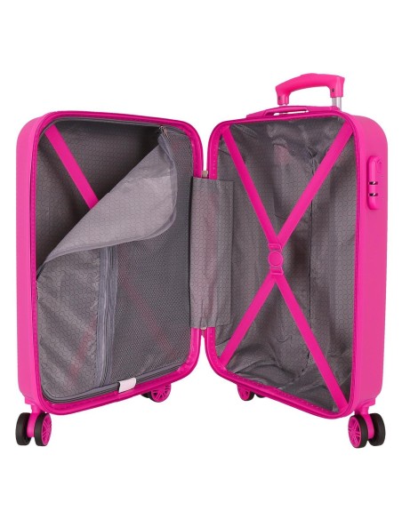4021145 TROLLEY ABS 55CM.4R. MINNIE GEOMETRIC FUCSIA 4021145 TROLLEY ABS 55CM.4R. MINNIE GEOMETRIC FUCSIA