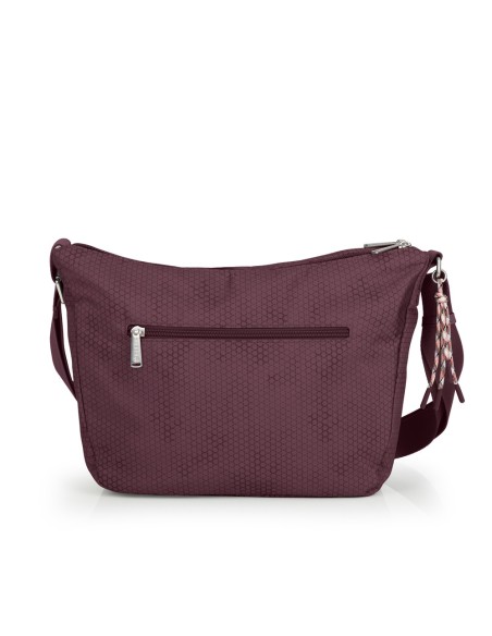 Bolso Bandolera Doble Gabol Aitana Burdeos Bolsos Mujer |...
