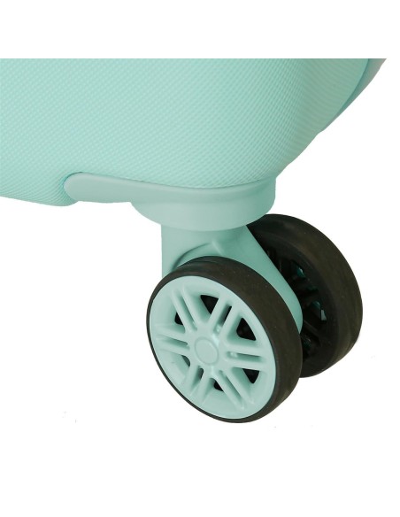 4041142 TROLLEY ABS 55CM.4R. ADORABLE STITCH MOODS TURQUESA