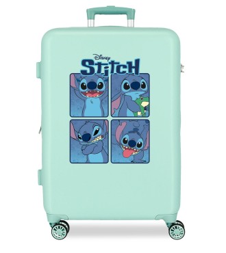 4041242 TROLLEY ABS 65CM.4R. ADORABLE STITCH MOODS TURQUES