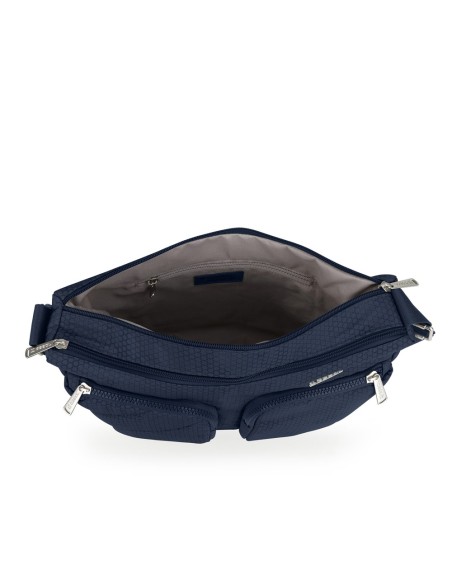 Bolso Bandolera Doble Gabol Aitana Azul Marino Bolsos Muj...
