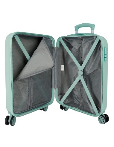 4041442 SET 2/TROLLEY ABS 55-65CM.4R.ADORABLE STITCH MOODS T