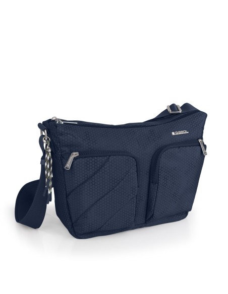 Bolso Bandolera Doble Gabol Aitana Azul Marino Bolsos Muj...