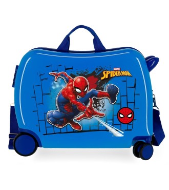 4049821 MALETA INF.ABS 4R.SPIDERMAN RED AZUL