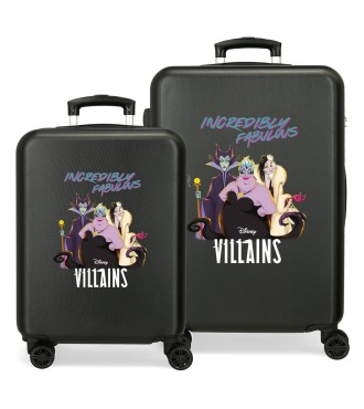 4051442 SET/2 TROLLEY  ABS 55-65CM.4R.VILLAINS INCREDIBLY FA