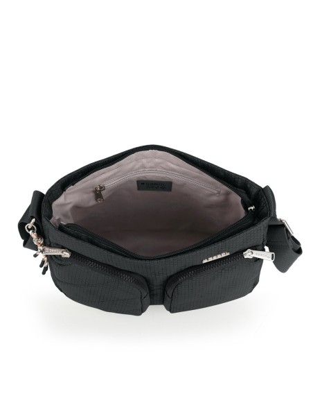Bolso Bandolera Gabol Aitana Gris Bolsos Mujer | Fraber