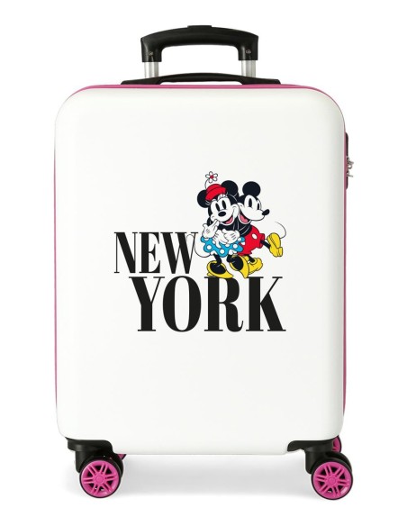 4061141 TROLLEY ABS 55CM.4R. MICKEY & MINNIE TRIP TO NEW YOR