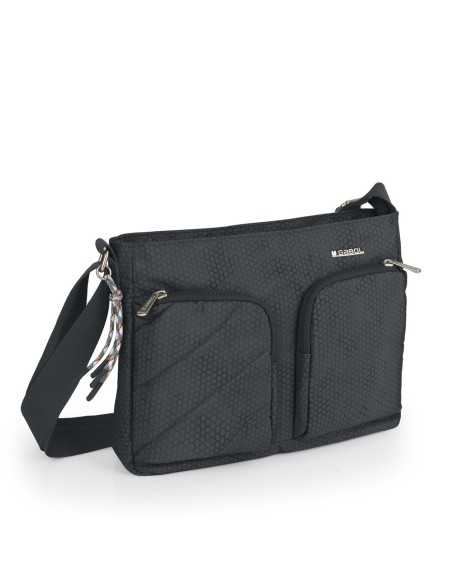 Bolso Bandolera Gabol Aitana Gris Bolsos Mujer | Fraber