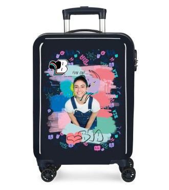 4061721 TROLLEY ABS 55CM.4R.BIA JEANS MARINO