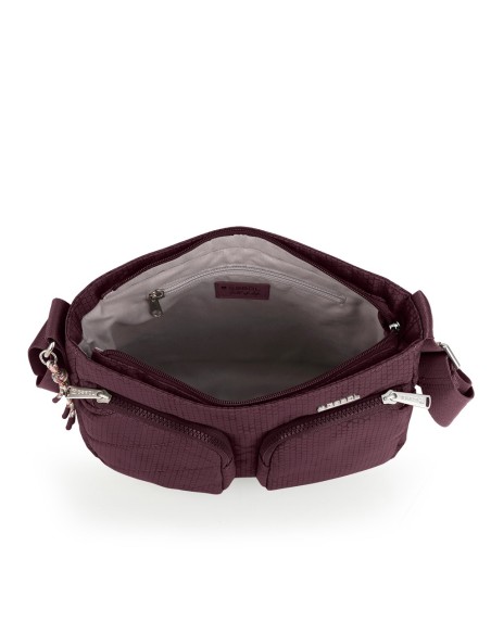 Bolso Bandolera Gabol Aitana Burdeos Bolsos Mujer | Fraber