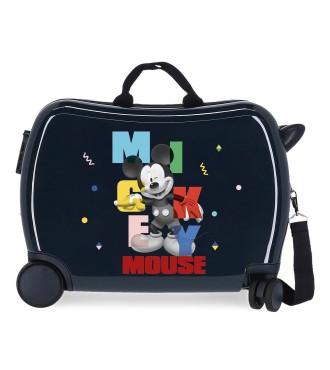 4479824 MALETA INF.ABS 4R. MICKEY´S PARTY MARINO