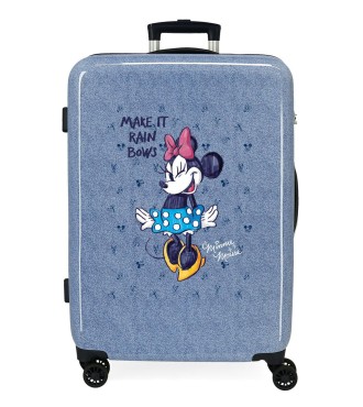 4531821 TROLLEY ABS 68CM.4R. MINNIE MAKE IT RAIN BOWS