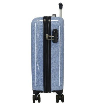 4611721 TROLLEY ABS 55CM.4R. SPIDERMAN DENIM 2