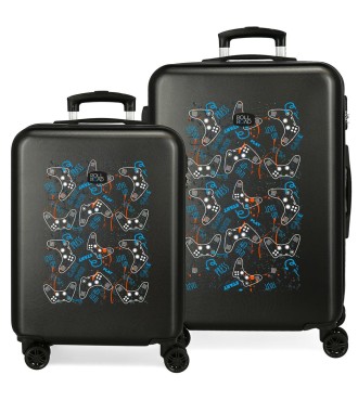 4631421 SET/2 TROLLEY  ABS 55-65CM.4R.ROLL ROAD GAMERS