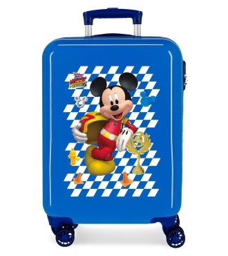 4641465 TROLLEY ABS 55CM.4R.GOOD MOOD MICKEY AZUL